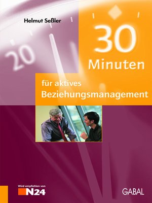 cover image of 30 Minuten für aktives Beziehungsmanagement